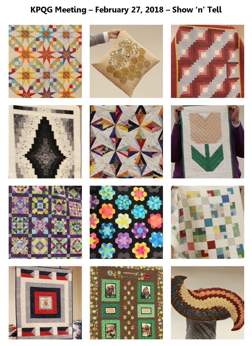 KPQG Meeting - February 27, 2018 - Show 'n' Tell 1 copy