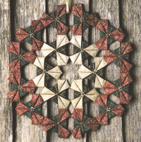 Origami Fabric Wreath